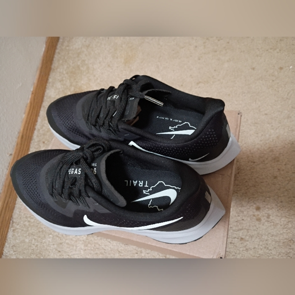 Nike Black and White Trail Sneakers